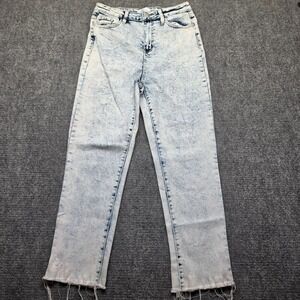 YMI Dream Jeans Womens 11/30 High Rise Ankle Acid Wash Raw Hem Denim P931770